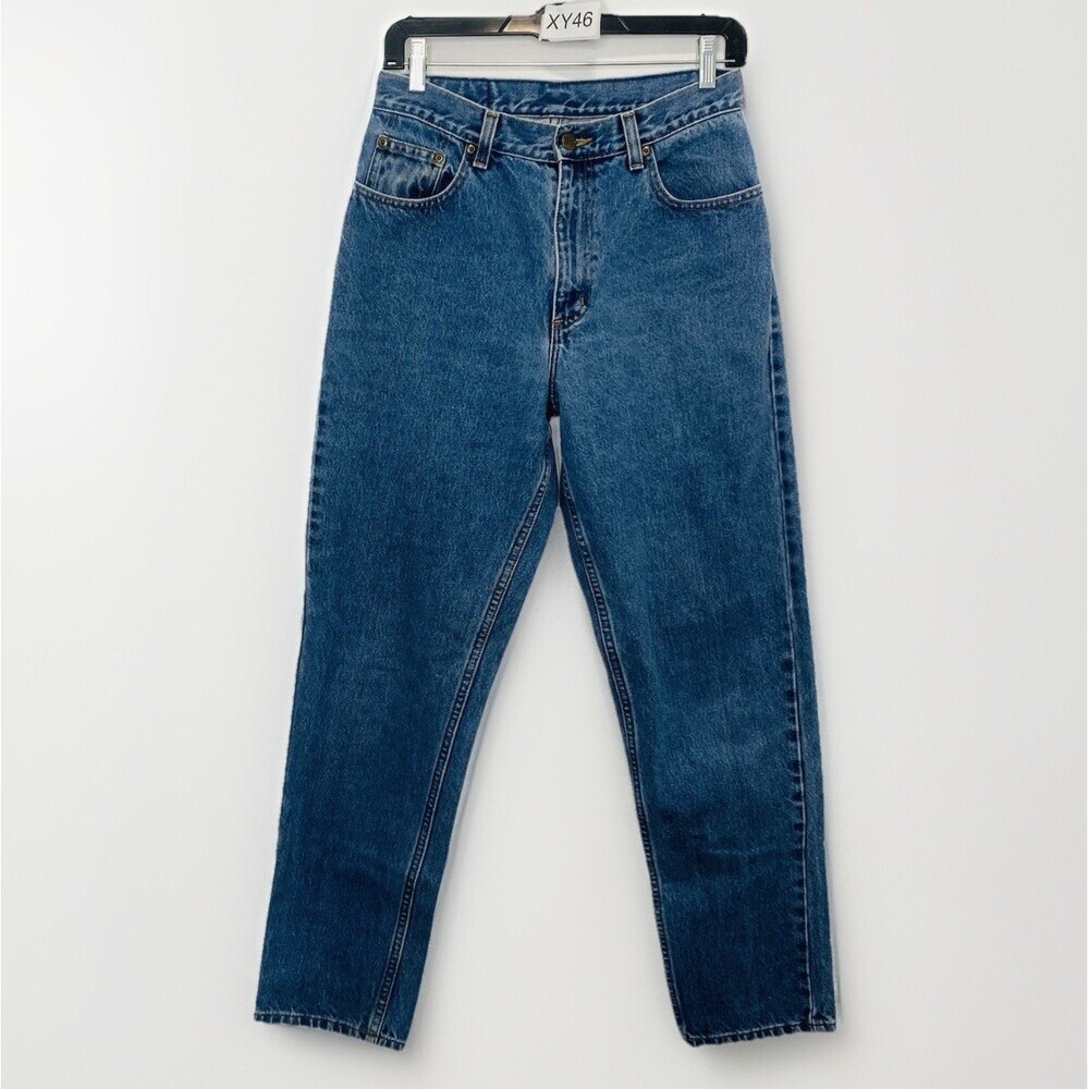 Vintage LL Bean Classic Fit Mom Jean High Rise Women's Size 8 100% Cotton Taper